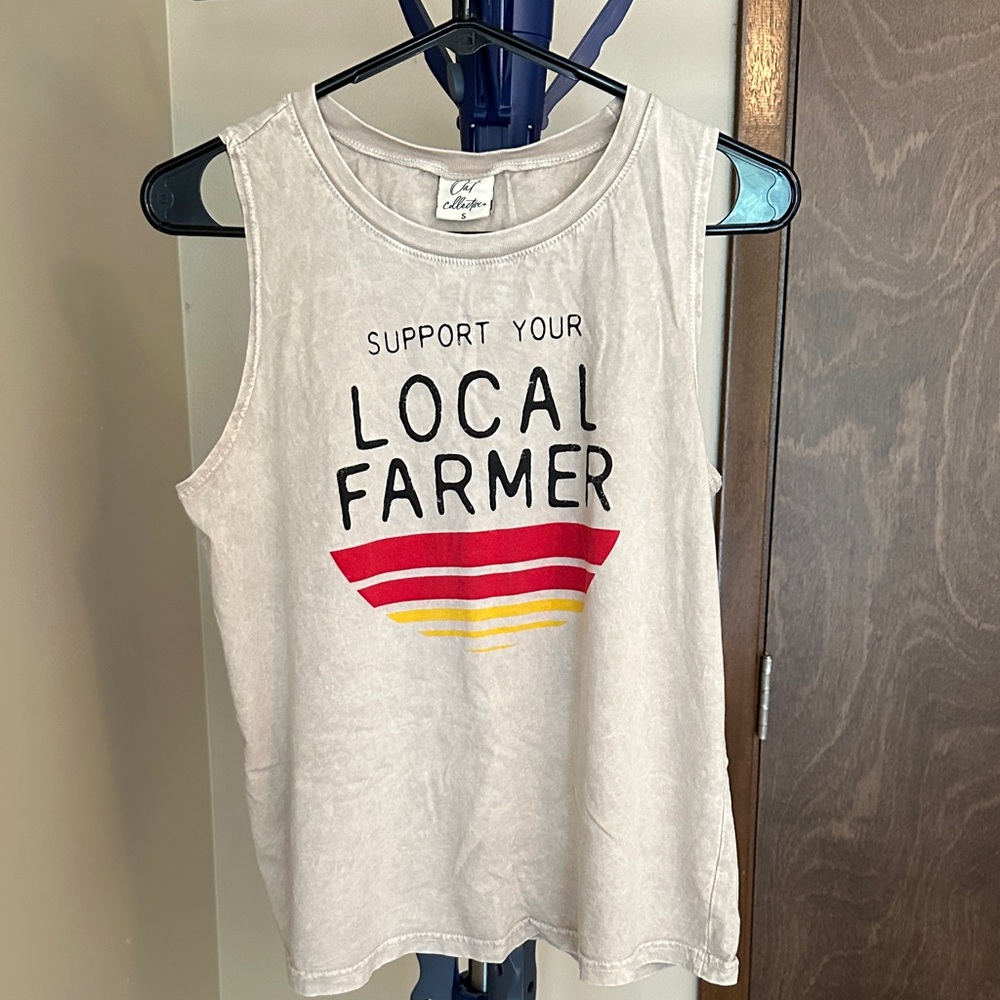 Local Farmer Support Muscle Tee - Cream